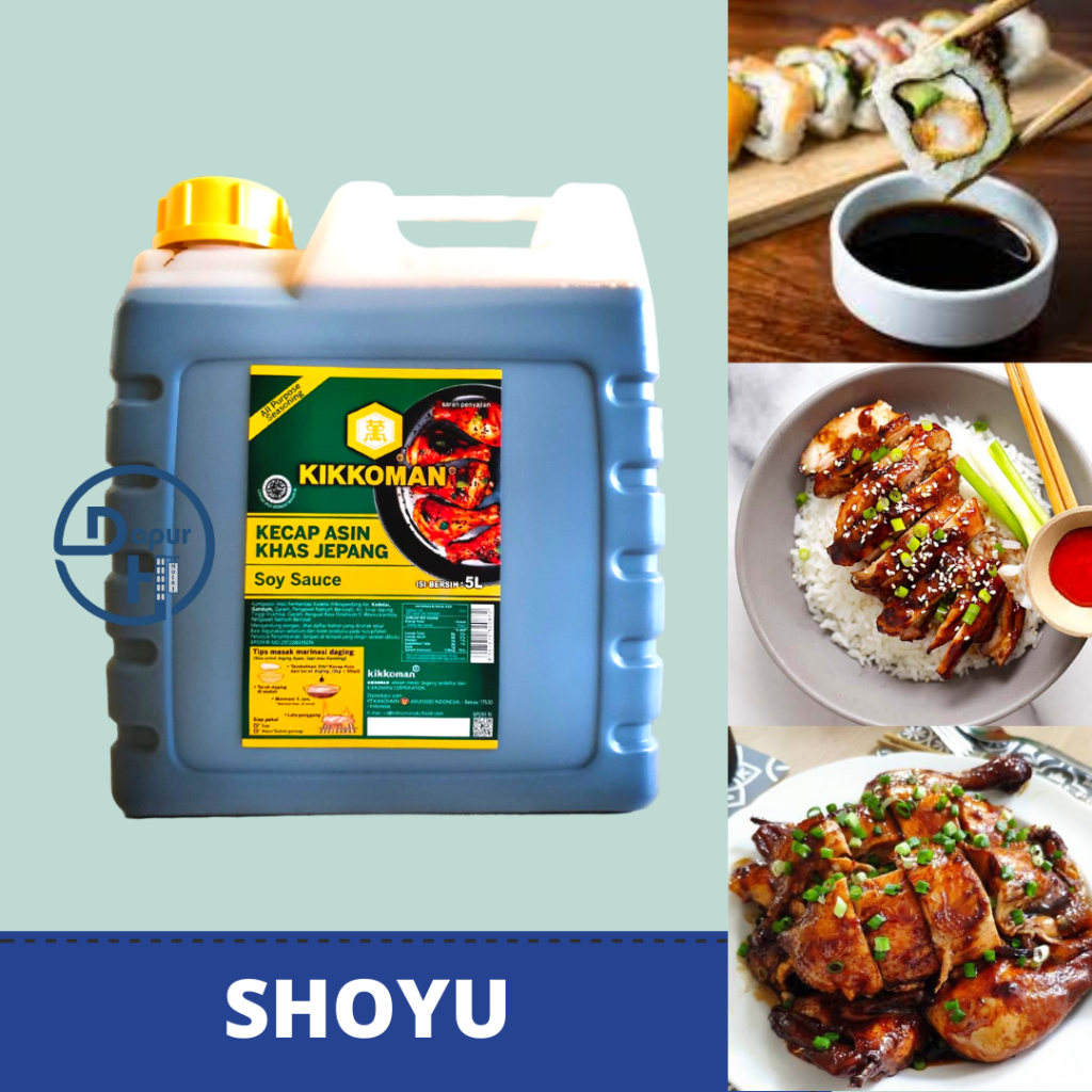 

KIKKOMAN Shoyu Kecap Asin Jepang 5 Liter Halal