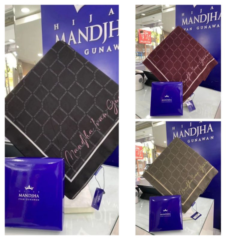 Mandjha Ivan Gunawan Hijab - monogram crown series