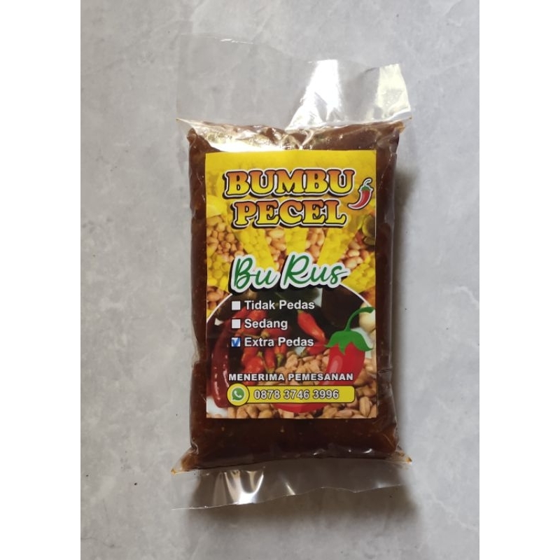 

bumbu pecel bu rus 250gr (extra pedas)