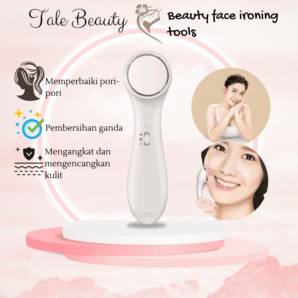 Pembersih Muka / Setrika Wajah Muka Kulit / Ion Cleaning Face Care