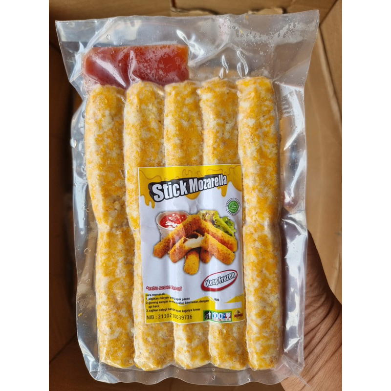 Frozen Food Corndog Isi 4 Hottang isi 4 Stick Mozarella isi 10 Frozen Food Faiha Coklat Cemilan Enak