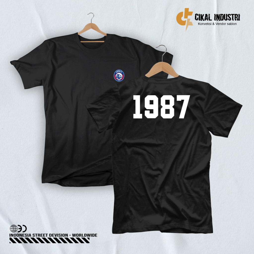 KAOS AREMA 1987 - KAOS AREMA FC - KAOS AREMANIA - KAOS AREMA MALANG