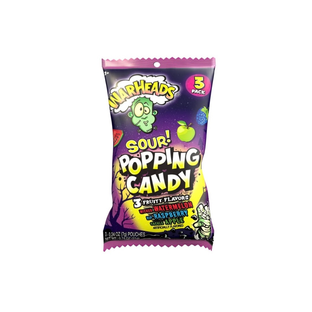 

Warheads - Sour Popping Candy 21gr | Permen Popping | SNACK HALLOWEEN