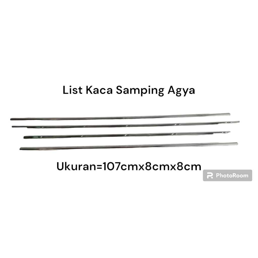 List Lis Kaca Samping mobil agya list kaca samping mobil murah