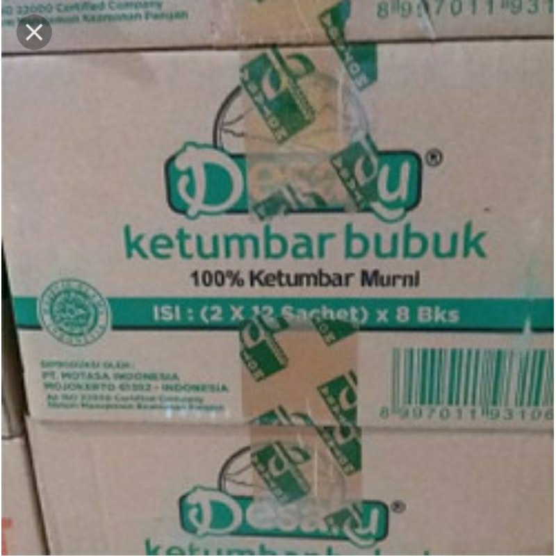 

Ketumbar Desaku Per Dus Isi 8Pack x 2Renceng x 12Sachet