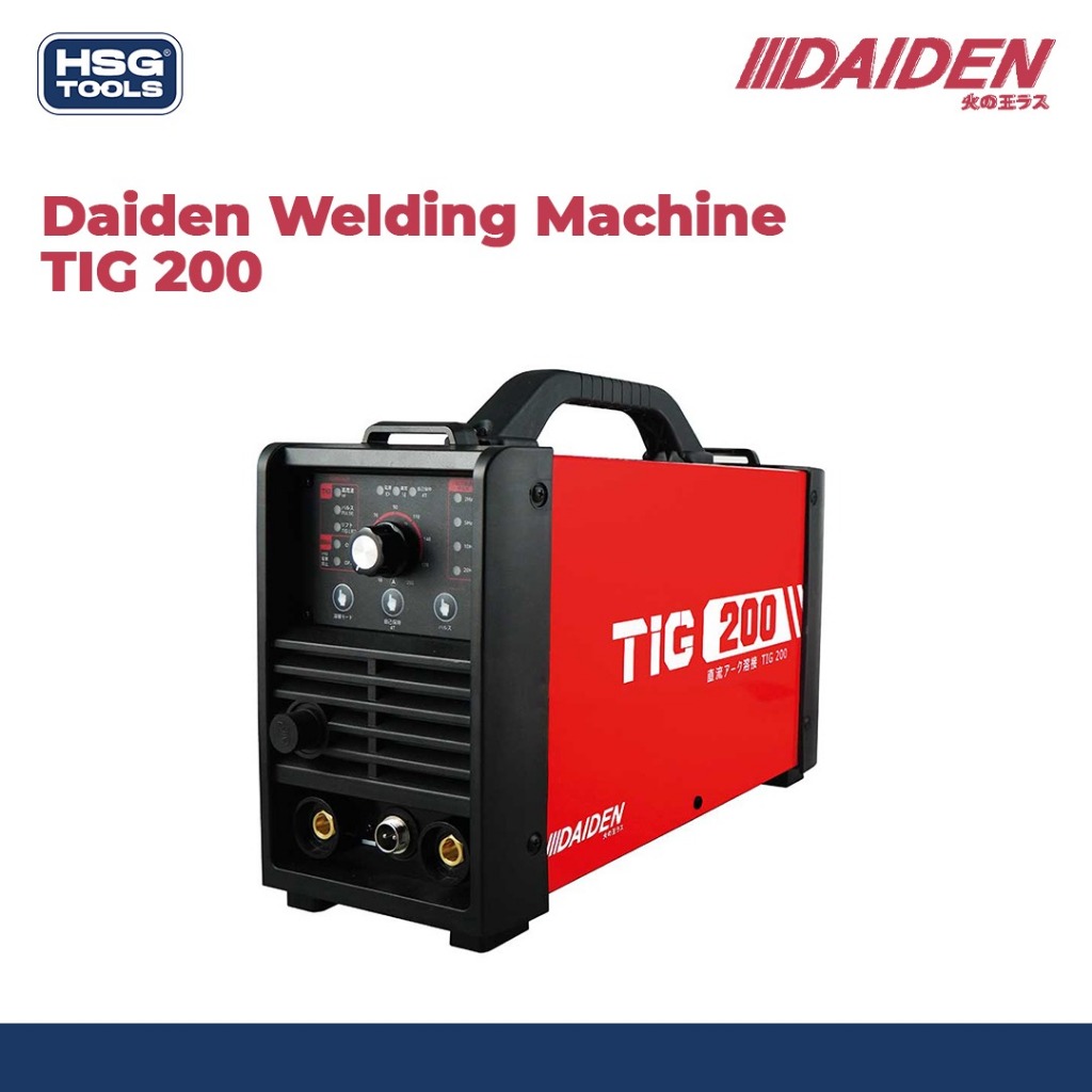 DAIDEN TIG 200 - PULSE MESIN LAS TIG Inverter welding TIG