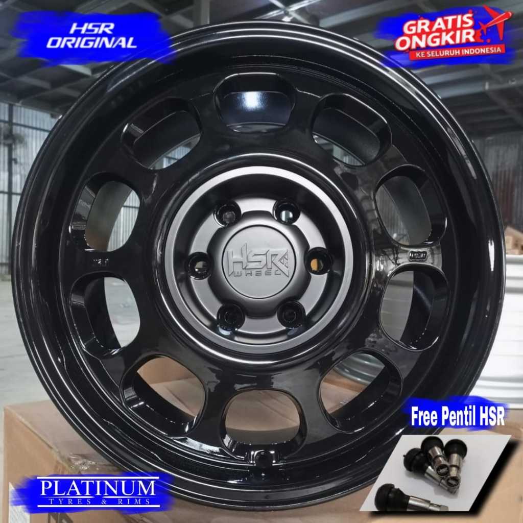 VELG MOBIL OEM LOOK/RALLY LOOK R18 HSR KLG 4278 RING18 PCD 6X139,7 GLOSSY BLACK PAJERO FORTUNER TRAI