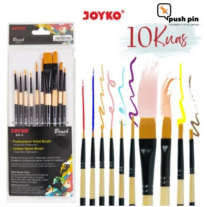 

Joyko Brush Kuas Cat Air Cat Minyak Lukis Acrylic BR-9