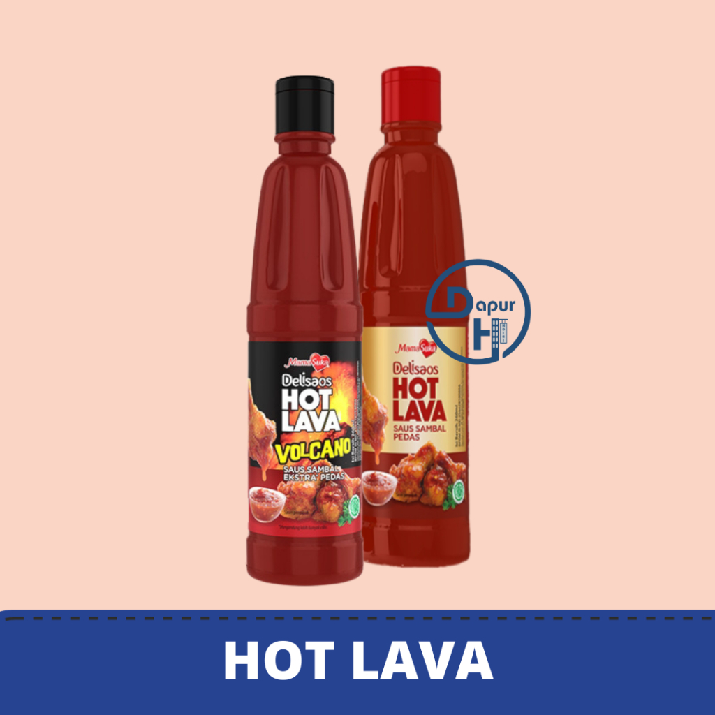 

MAMASUKA Delisaos Hot Lava & Volcano 310 g Halal | Mamasuka Saus Cabai Pedas