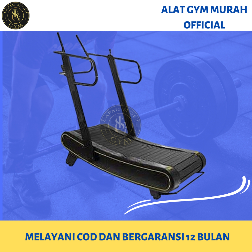 Alat Fitness Treadmill Manual Curve Semi Komersial - Eshade - Alat Olahraga Lari