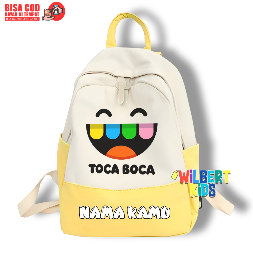 Tas Anak TK SD Toca Boca / Ransel Anak Toca Boca