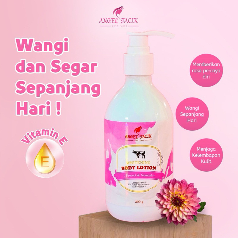 [BPOM✔️] Lotion Whitening HB Angel Tacik Original || Pemutih badan Ampuh||cod||promo||hb viral