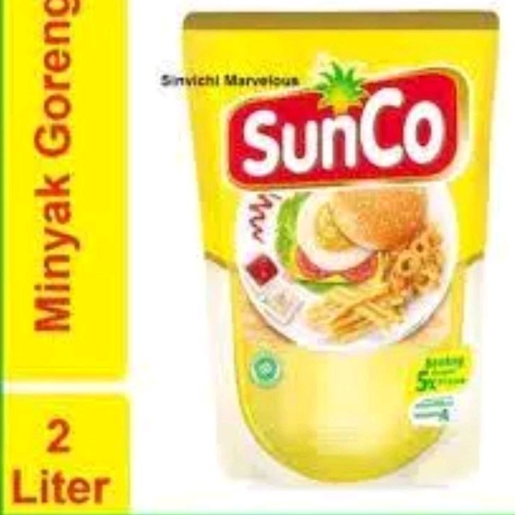 

Bisa Bayar DiTempat SUNCO 2Liter Minyak Goreng Refill