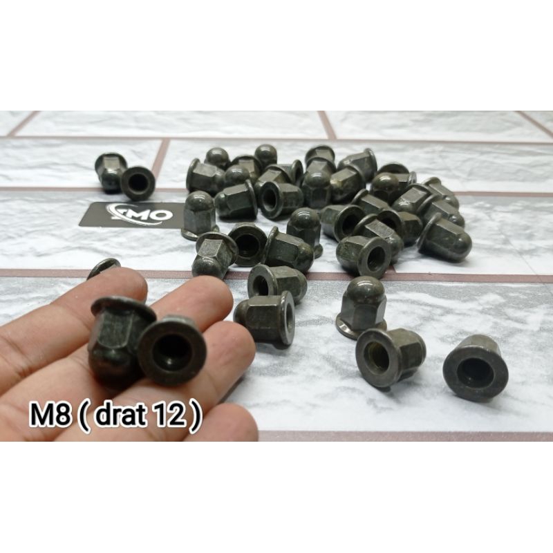 MUR TOPI M8 DRAT 12 WARNA IJO ORI DAN NAKEL HARGA 1PCS
