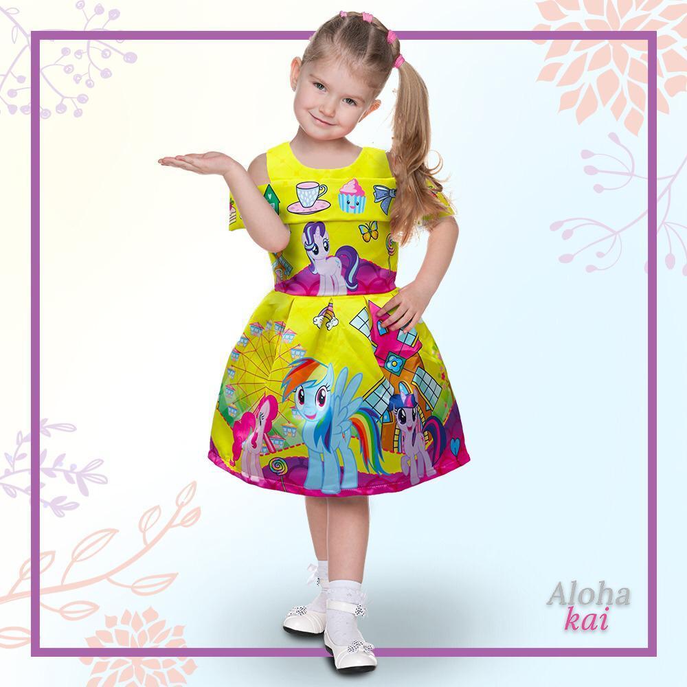 Dress Sabrina Ponny Yellow