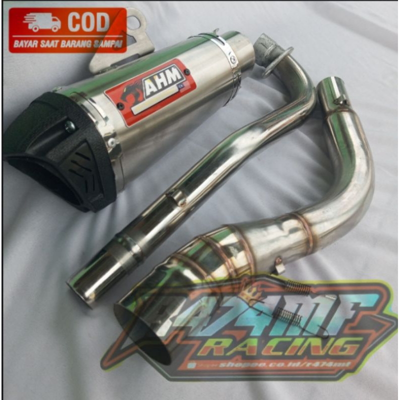 knalpot racing AHM jupiter z supra110 Supra 125 Shogun 125
