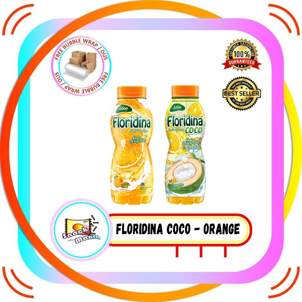 

Floridina Orange Pulp & Coco Bitz Drink 350 ml Vit C