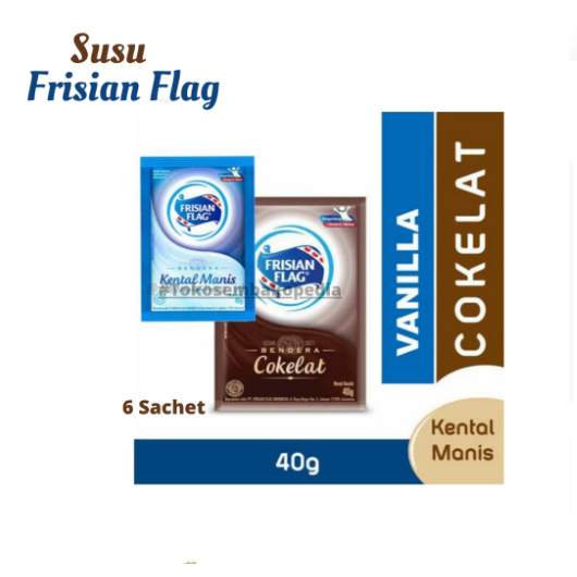 

Susu Bendera Frisian Flag 1 Renceng isi 6 sachet