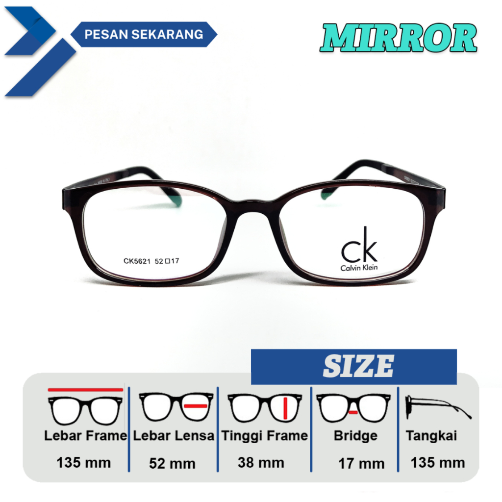 FRAME KACAMATA CK5621 SUPER QUALITY