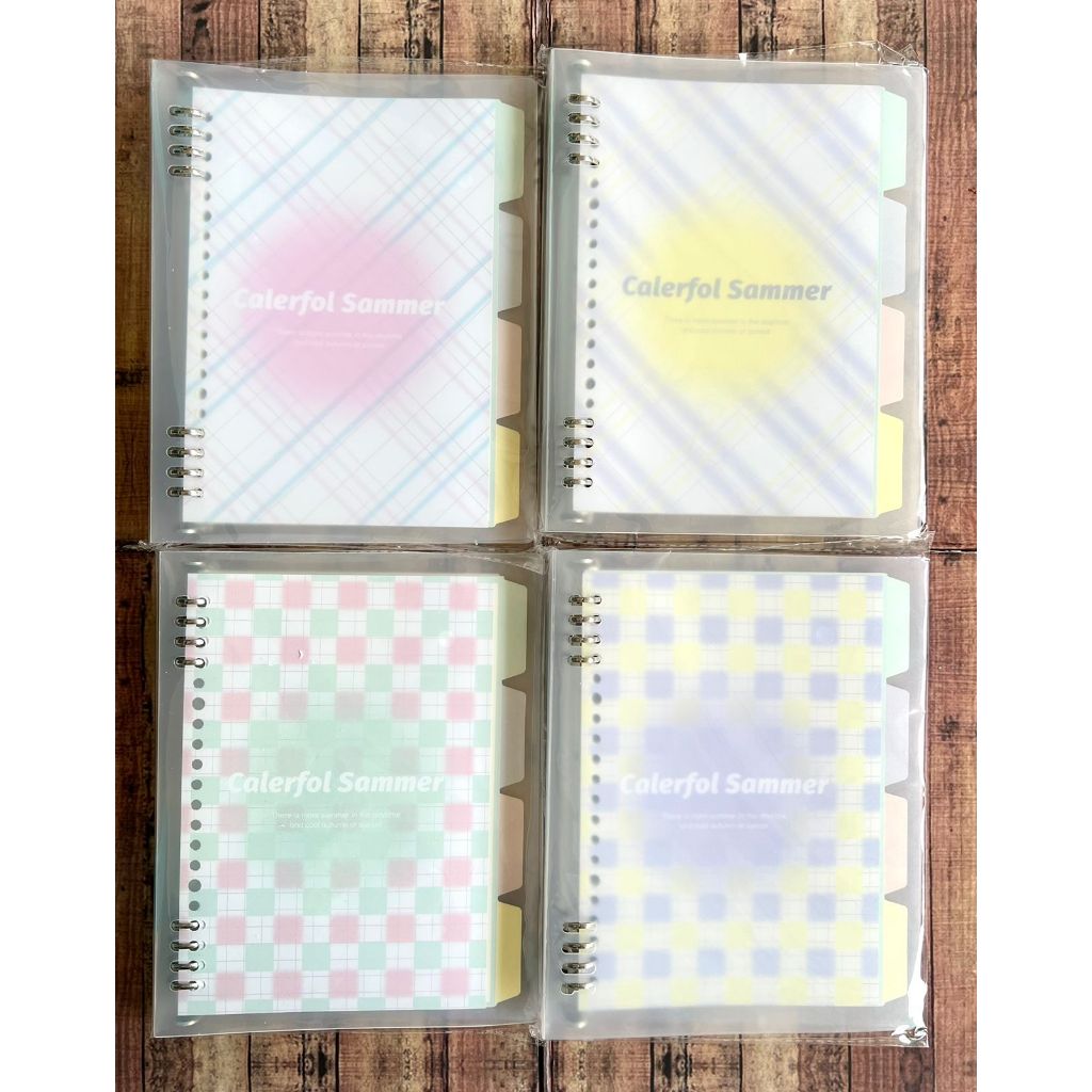 

Map Binder Wengu Calerfol Sammer Ring Besi B1043 Cover Transparan A5 B5 - Binder Note Plus Loose Leaf dan Divider - Binder File - Binder Campus