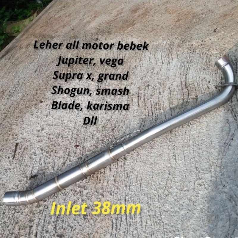 leher knalpot bebek samping netral all motor bebek.inlet 38
