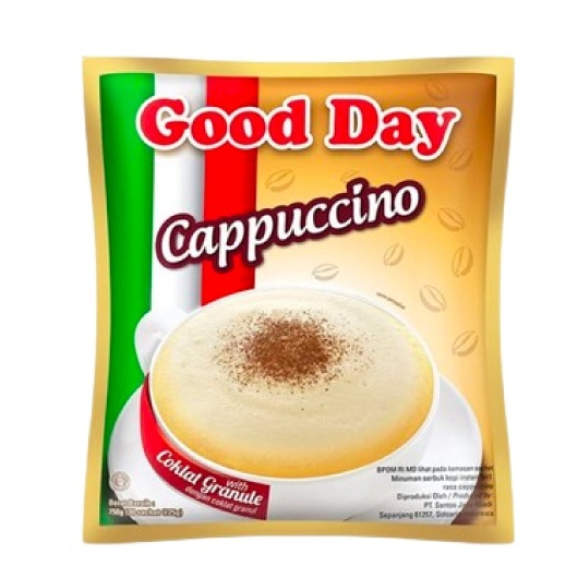 

KOPI GOOD DAY CAPPUCINO 25 GRAM X 10 bungkus