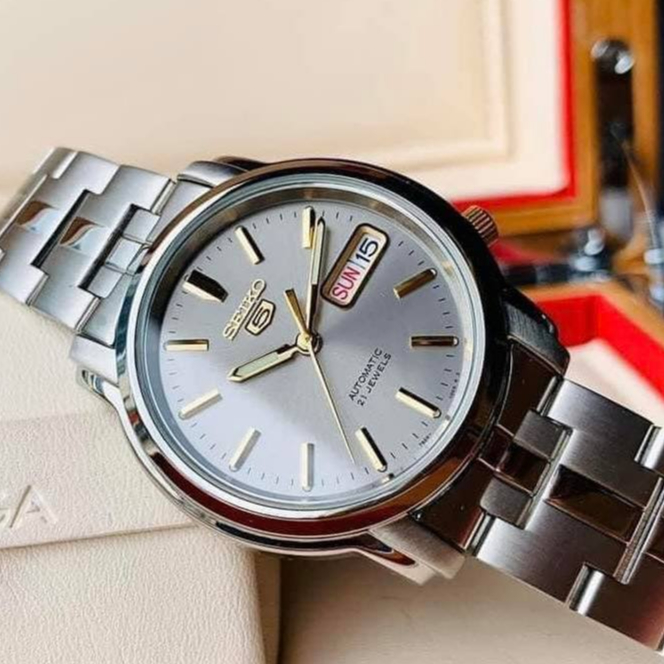 Jam Seiko 5 Sports SNKK67K1 Automatic Dial Grey Original