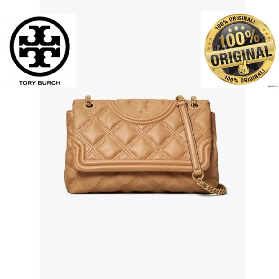 Tburch fleming soft tiramisu convertible shoulder bag Small