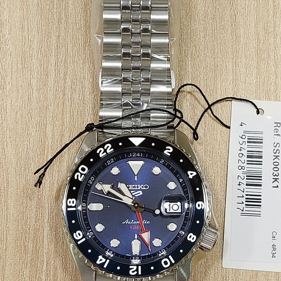 SEIKO 5 Sports SSK003K1 Automatic GMT Skx Blue Dial ssk003