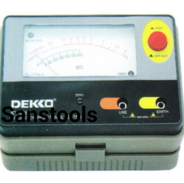 Dekko ky3165 analog insulation tester alat megger mirip kyoritsu 3165 Berkualitas