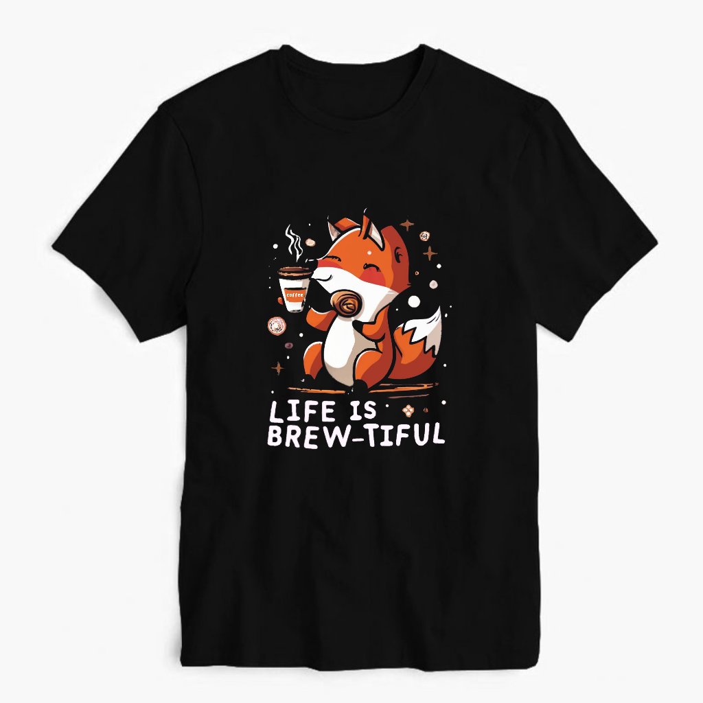 Kaos Coffee Life is brewtiful pakaian pria/wanita