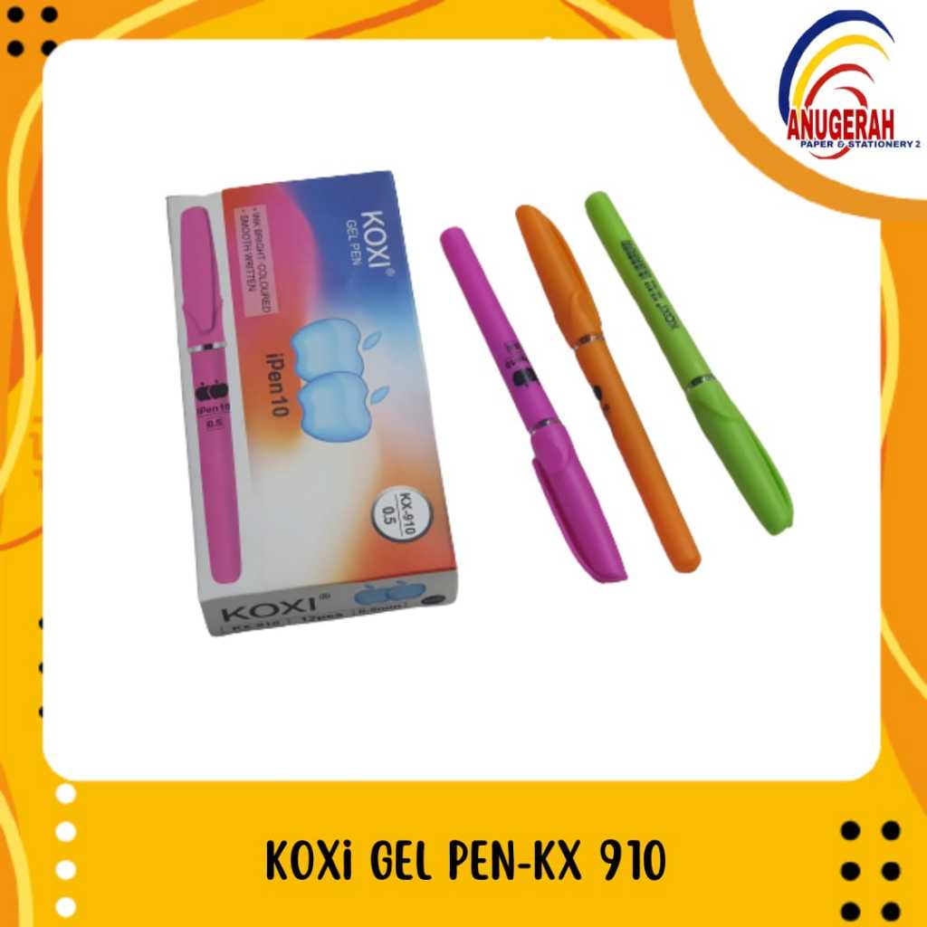 

KOXI KX-910 0.5 BOLP GEL HITAM (LSN)