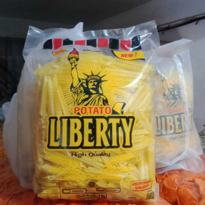 

[Bal] Kerupuk Krupuk Potato Kentang Liberty 5 Pack x 1kg - potlib