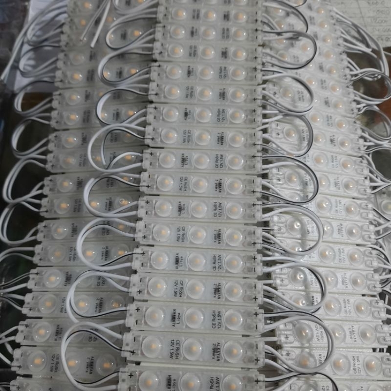 Lampu led modul samsung led 3 mata 12 volt