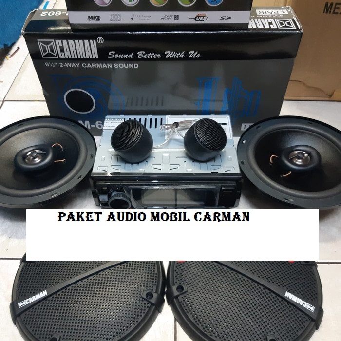 PAKET AUDIO MOBIL MURAH MERIAH CARMAN FULL SET