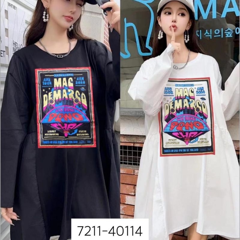 tunik kaos oversize / tunik jumbo LD125