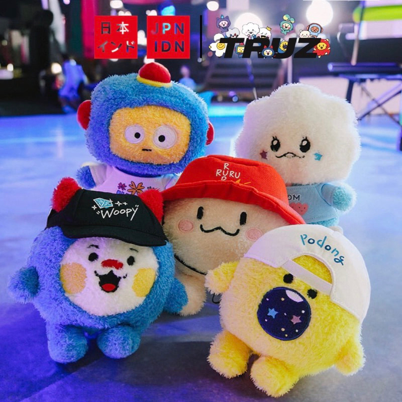[ Pre Order ] Treasure x Impressive Present - Truz costume race plush sitting doll ( Imperssive Pres