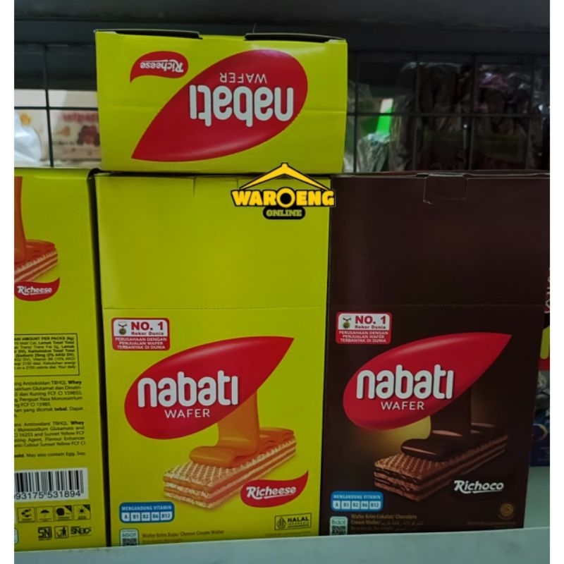 

[PROMO!!] Nabati Wafer 7.5 gr (20 pcs x 7.5 gr) 1pak - wafer nabati nikmat enak termurah