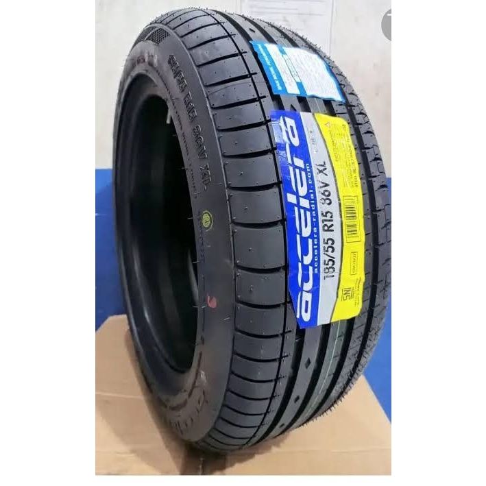 Accelera PHI-R ukuran 185/55 R15 Ban Mobil Brio RS Jazz V-tech Fiesta City Kalos FIAT-500