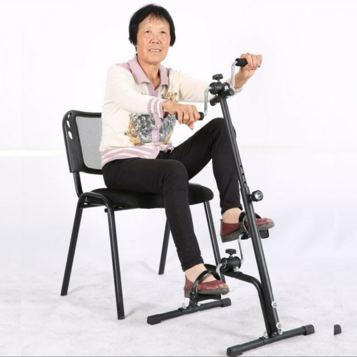 ELDERLY BIKE EXERCISER Terapi Sendi Lutut Tangan Fisioterapi Sepeda Sepeda Statis Portable Terapi St