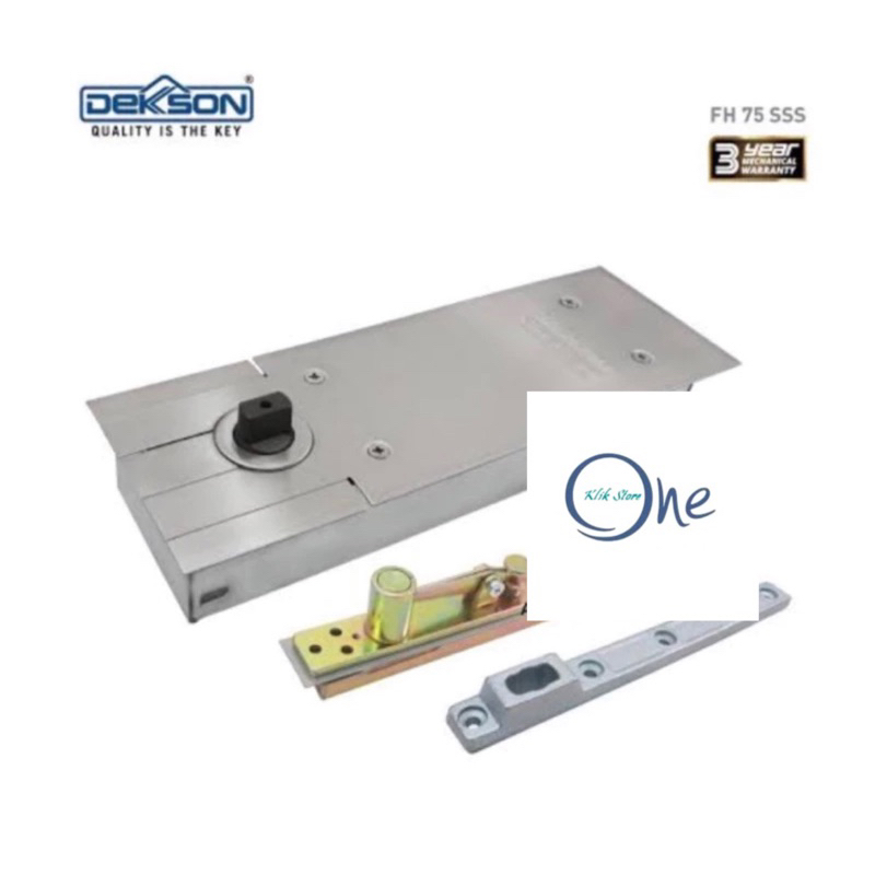 Floor Hinge Dekson / Floorhinge Dekkson FH 75 Engsel Tanam Pintu Kaca