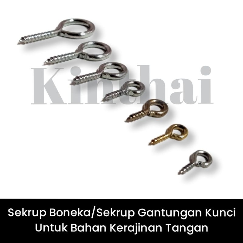 Sekrup Boneka/Sekrup Gantungan Kunci untuk Kerajinan Tangan