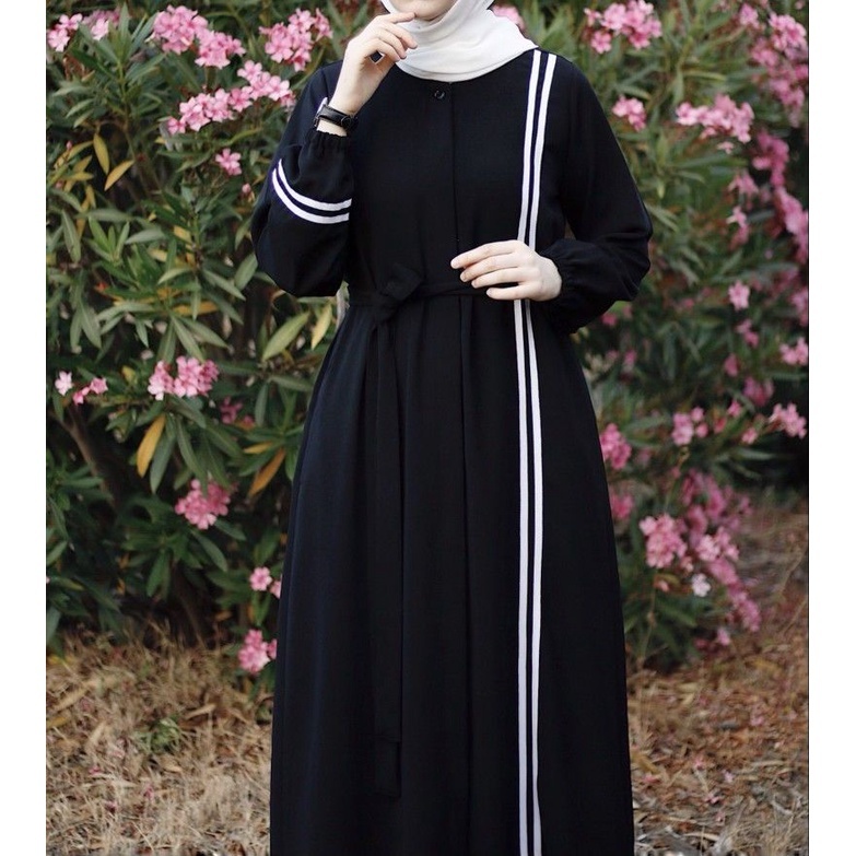 ABAYA POLOS  TERLARIS BUSUI FRIENDLY GAMIS SIMPEL ELEGAN