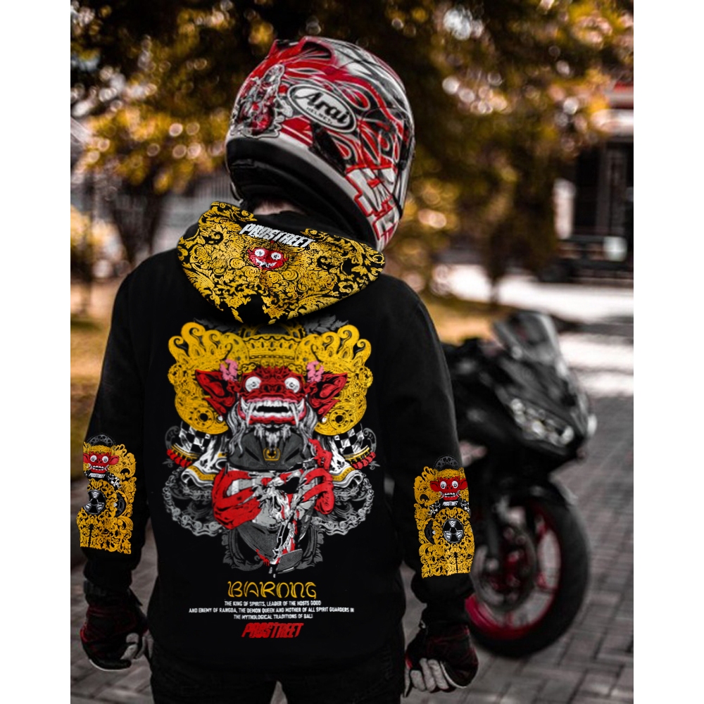 Jaket Hoodie Prostreet Barong V2 Culture Pride / Sweater Prostreet Sunmori Pria Wanita Fullprint Gol