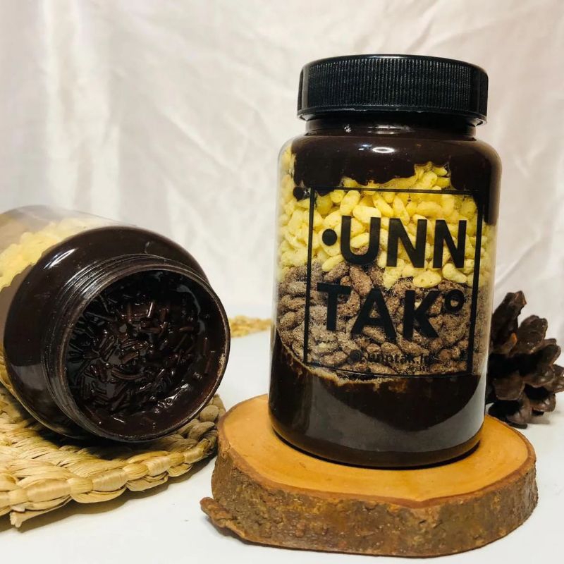 

Rice Crispy in Jar Lumer Coklat dengan Varian Rasa By Unntak