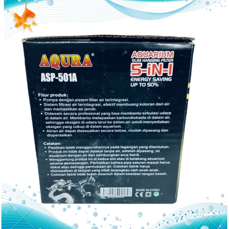 Pompa aquarium HANGING FILTER AQURA ASP 501A