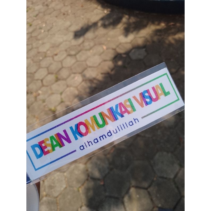 

STIKER GLOSSY CUSTOM