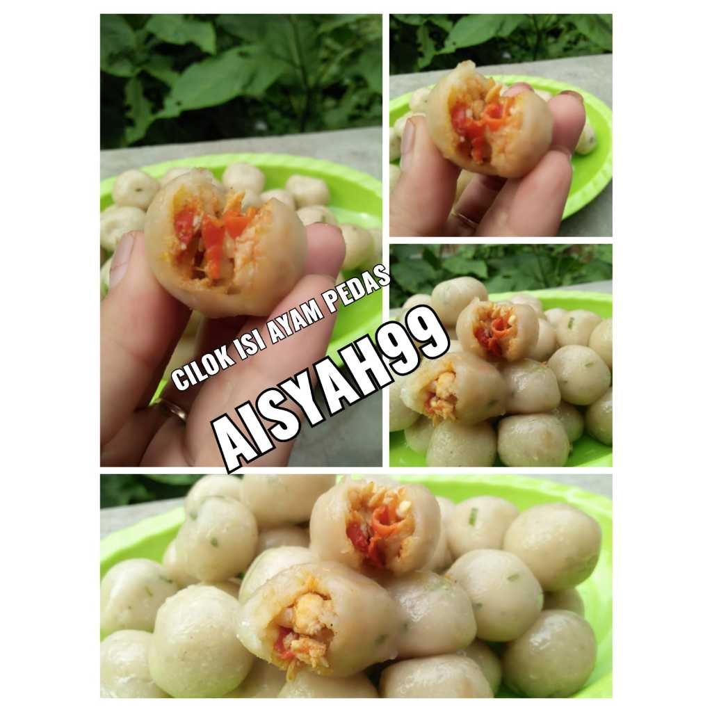 

Aneka Cemilan Frozen Food Aisyah Cilok/RujakCireng/Tahu Bakso/Udang Rambutan/Siomay/Dimsum/Sempol