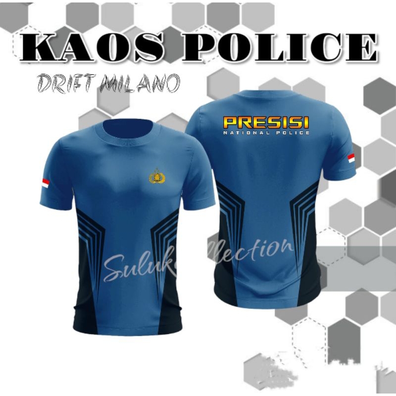 KAOS JERSEY TERBARU POLISI PERSISI BAHAN DRIFIT MILANO//kaos polisi terbaru bisa cod