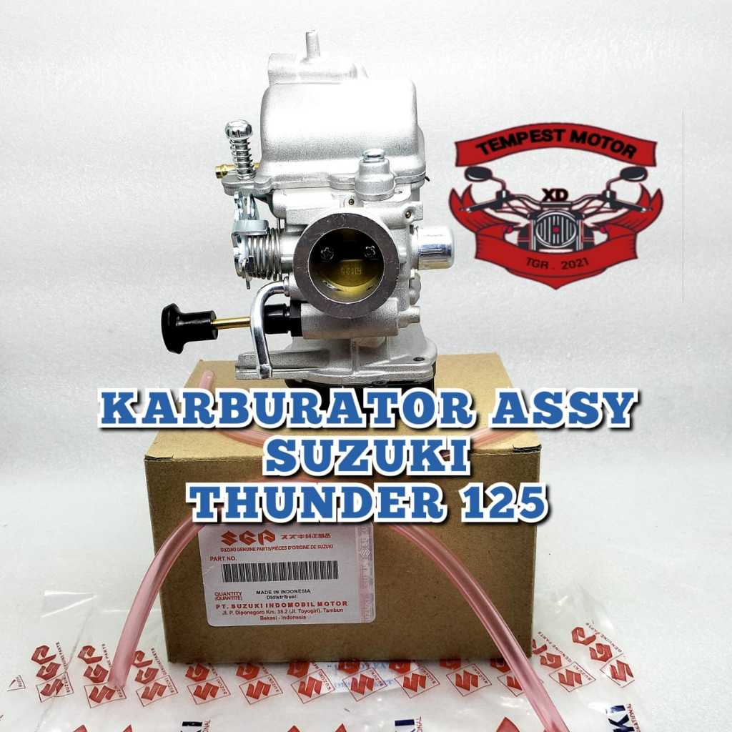 KARBURATOR SUZUKI THUNDER 125 ORI KARBU THUNDER 125 KARBULATOR CARBU THANDER CARBURETOR THUNDER 125